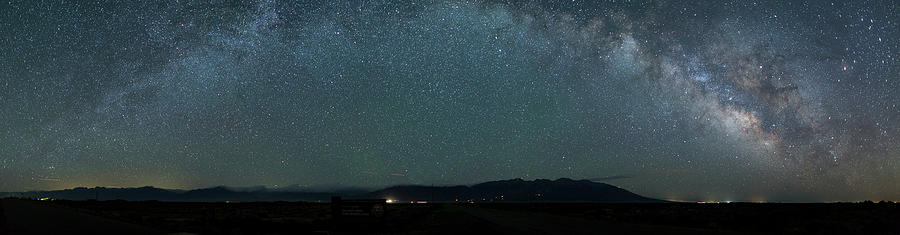 Milky Way over Sangre de Cristo Range Photograph by Jon Friesen