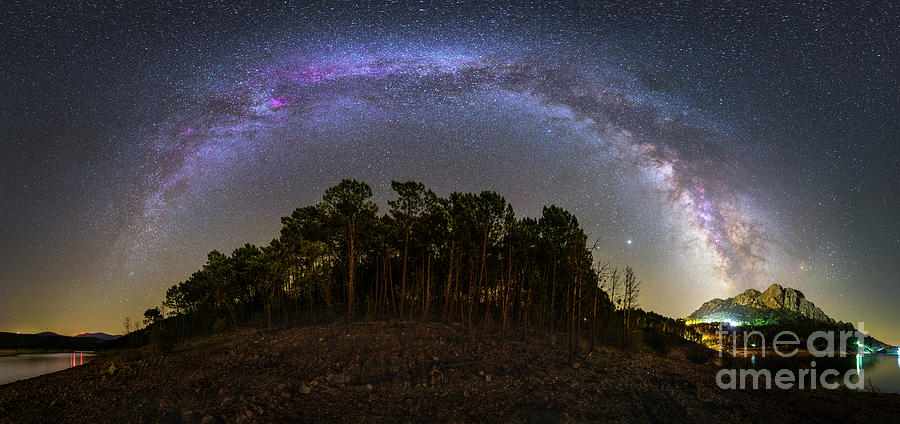 Milky Way Over Santa Luzia Photograph by Miguel Claro/science Photo Library