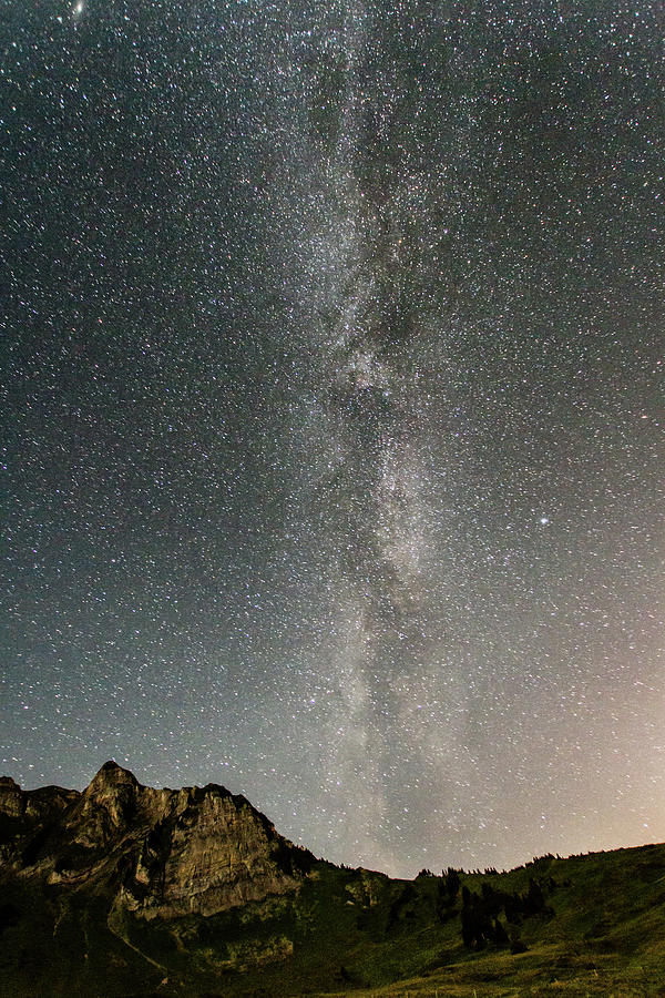 Milky Way Over Some Mountain Photograph by Chris Immler