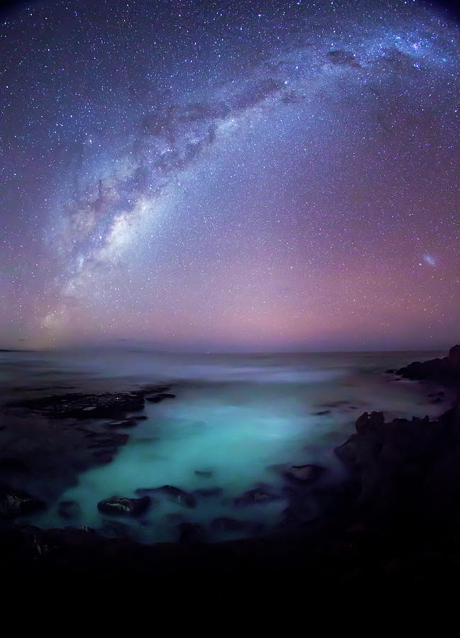 Milky Way Over Southern Ocean by John White Photos