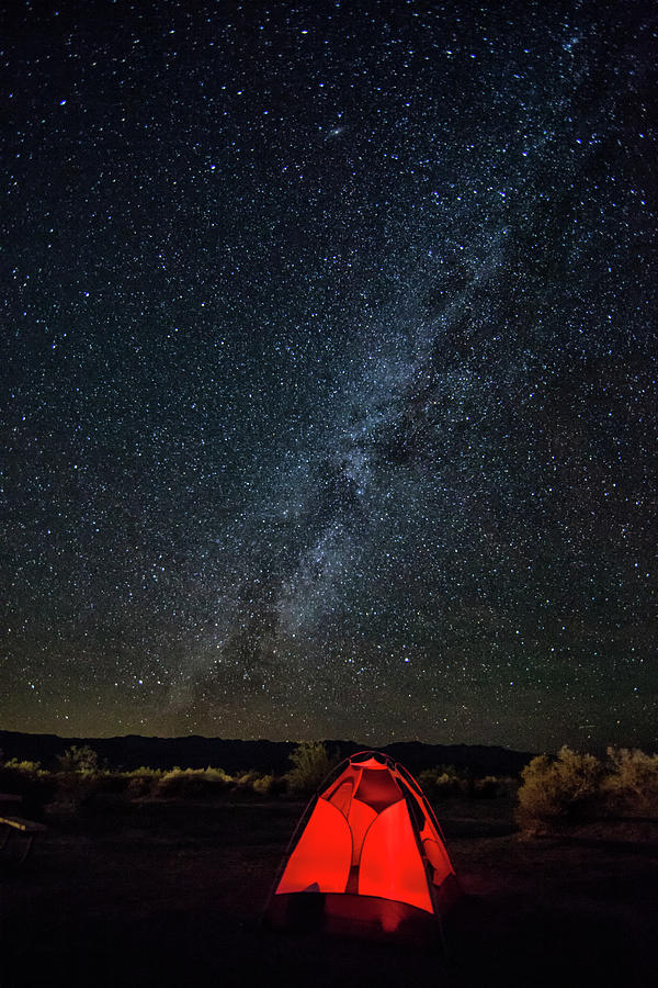 Milky Way Over Stovepipe Wells Photograph by Jan Maguire Photography