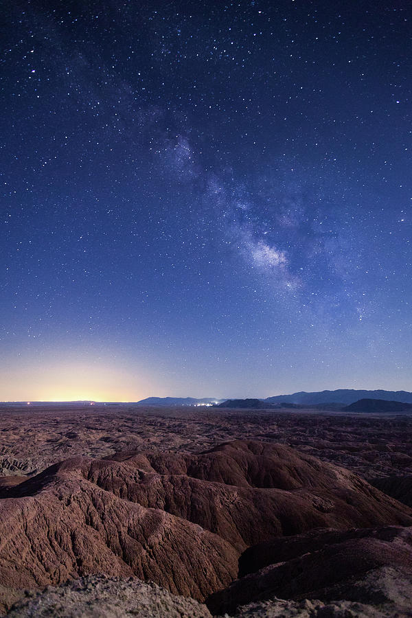 Milky Way Over The Borrego Badlands Photograph by Daniel J Barr
