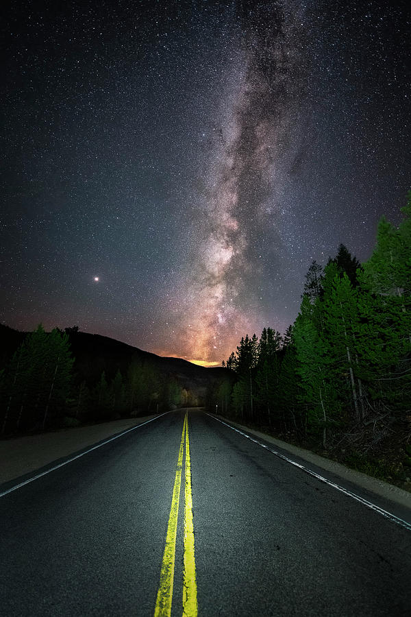 Milky Way Road Photograph by Michael Ash