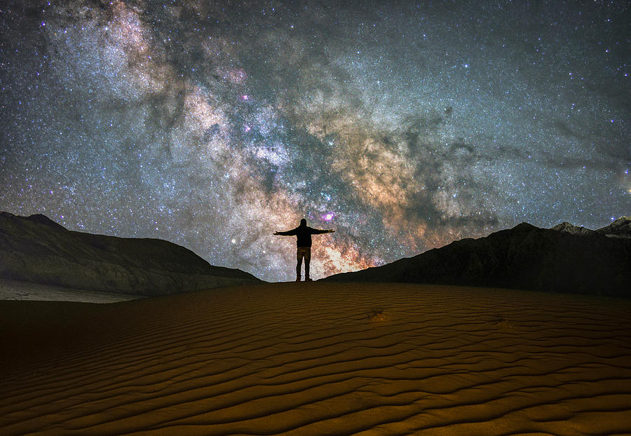 Milky Way - Sumoor Dunes Photograph by Santanu Majumder