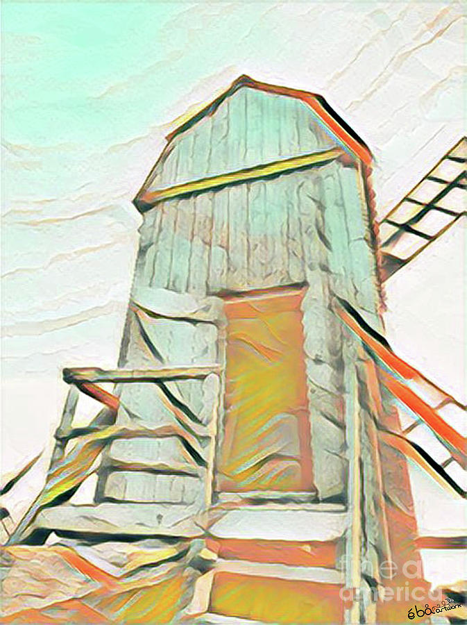 Mill 3 Digital Art by Elaine Berger