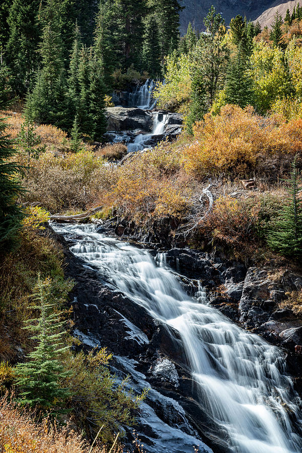 Mill Creek Cascading Falls Photograph by Kelley King