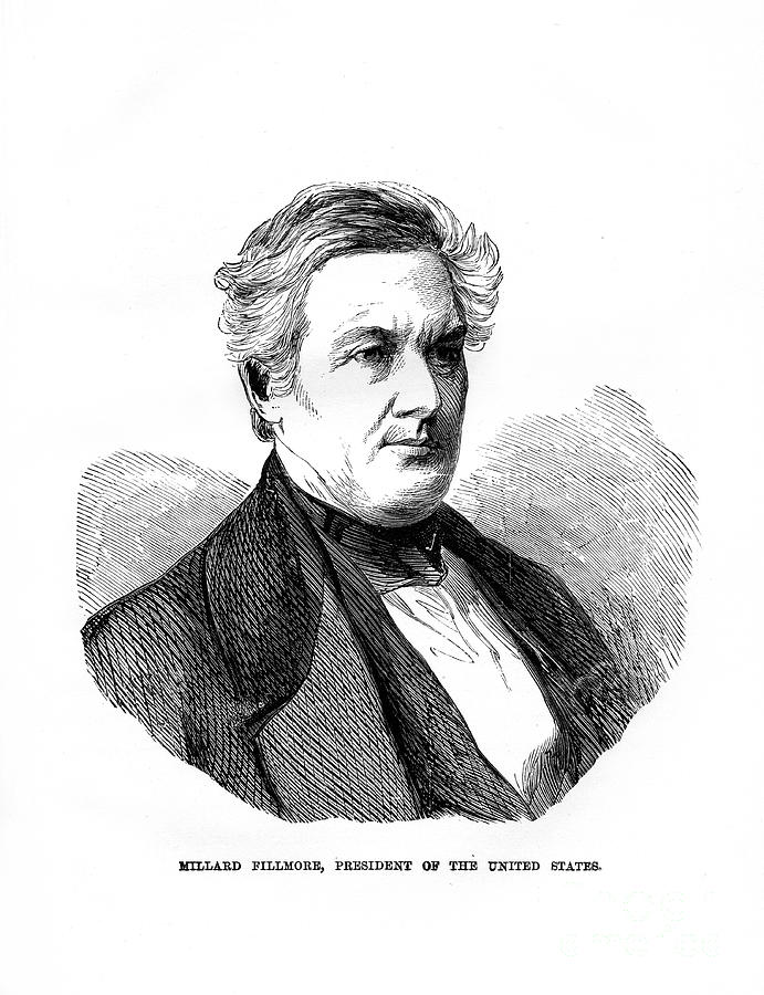 Millard Fillmore, Thirteenth President Drawing by Print Collector