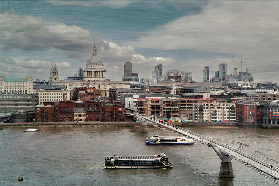 London Photograph - Millenium Bridge by Isabelle Dupont