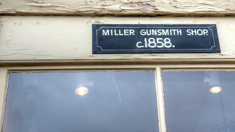 Miller Gunsmith Photograph by Jerry Sodorff