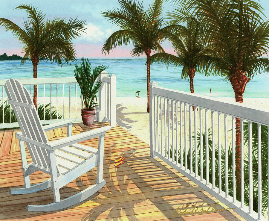 Beach Painting - Million Dollar View by Patrick Sullivan