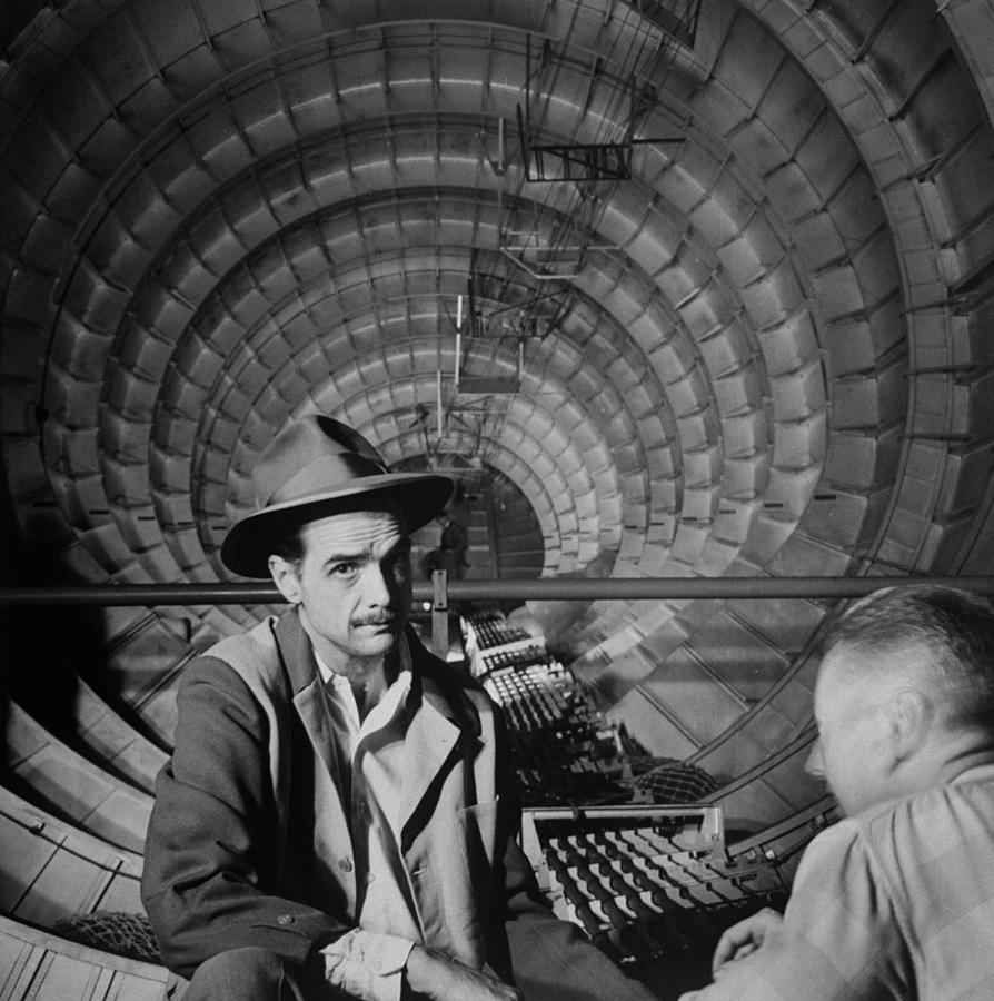 Millionaire Howard Hughes In Cockpit Of Photograph by J. R. Eyerman Millionaire Howard Hughes In Cockpit Of Photograph by J. R. Eyerman