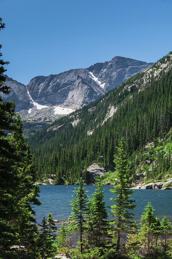 Mills Lake, Rocky Mountain Photograph by Jerry Whaley