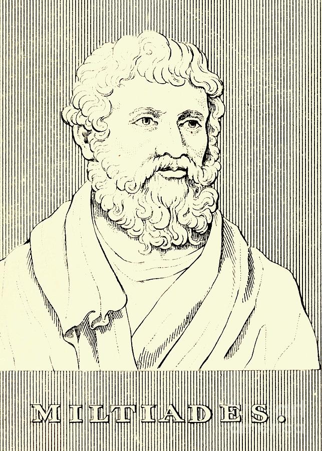 Miltiades Drawing by Print Collector