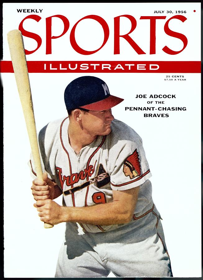 Milwaukee Braves Joe Adcock Sports Illustrated Cover Photograph by Sports Illustrated