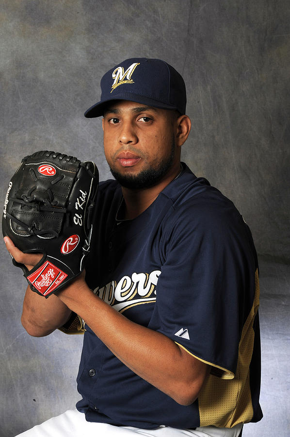 Milwaukee Brewers Photograph - Milwaukee Brewers Photo Day by Rich Pilling