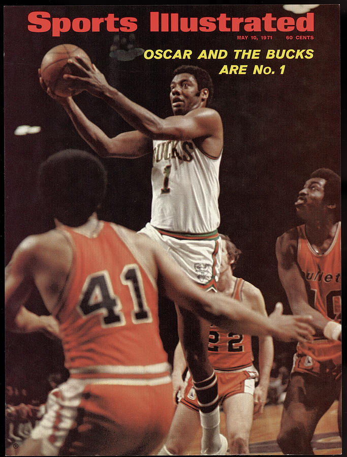 Milwaukee Bucks Oscar Robertson, 1971 Nba Finals Sports Illustrated Cover Photograph by Sports Illustrated
