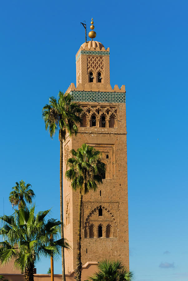 Minaret Of The Koutoubia Mosque Photograph by Nico Tondini
