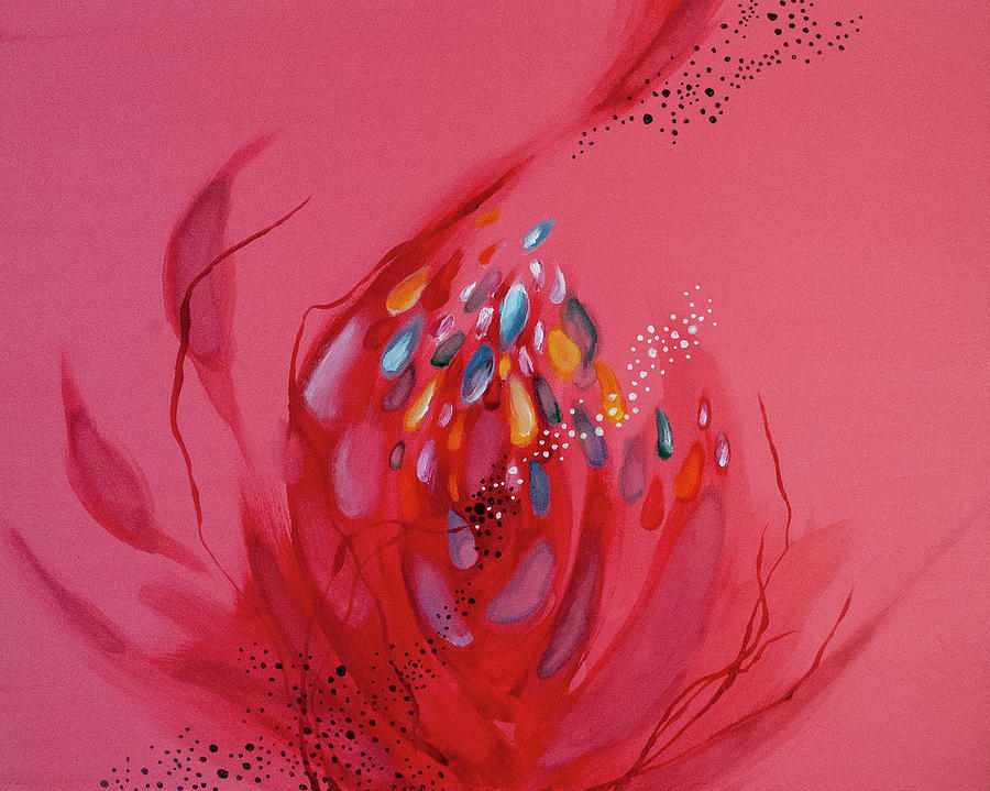 Woman Painting - Mind #05 by Natsumi Yamaguchi Woman Painting - Mind #05 by Natsumi Yamaguchi