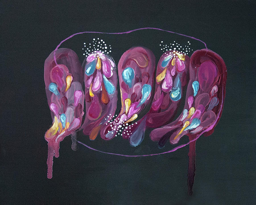 Woman Painting - Mind #08 by Natsumi Yamaguchi Woman Painting - Mind #08 by Natsumi Yamaguchi