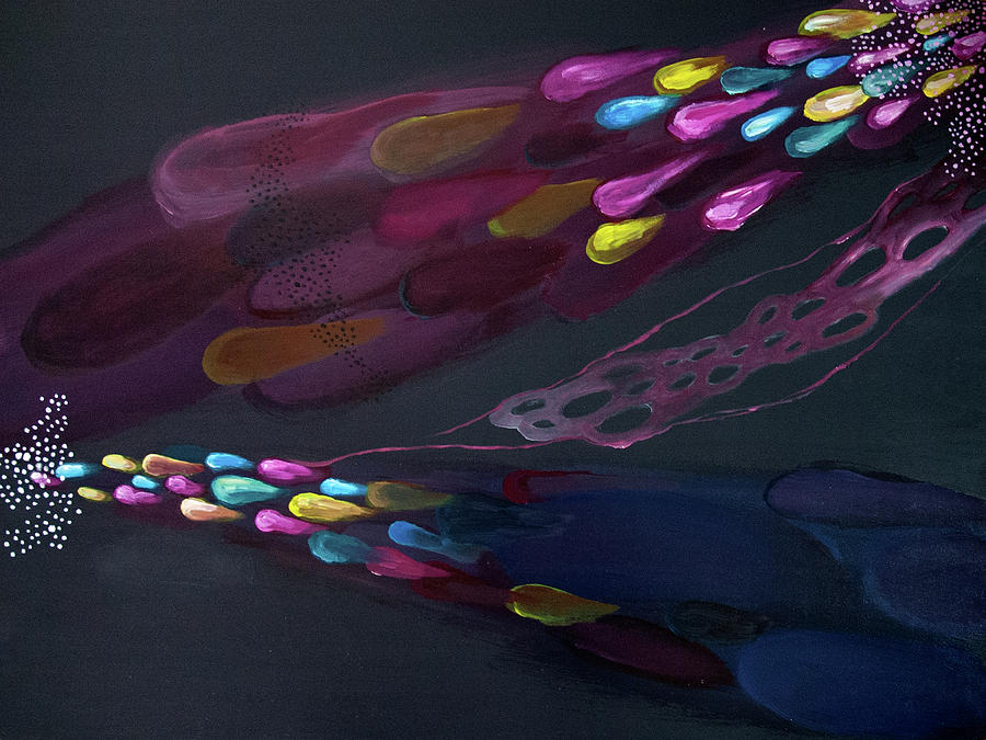 Woman Painting - Mind #09 by Natsumi Yamaguchi Woman Painting - Mind #09 by Natsumi Yamaguchi