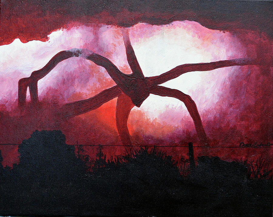 Tv Painting - Mind Flayer by Drew Enderlin.