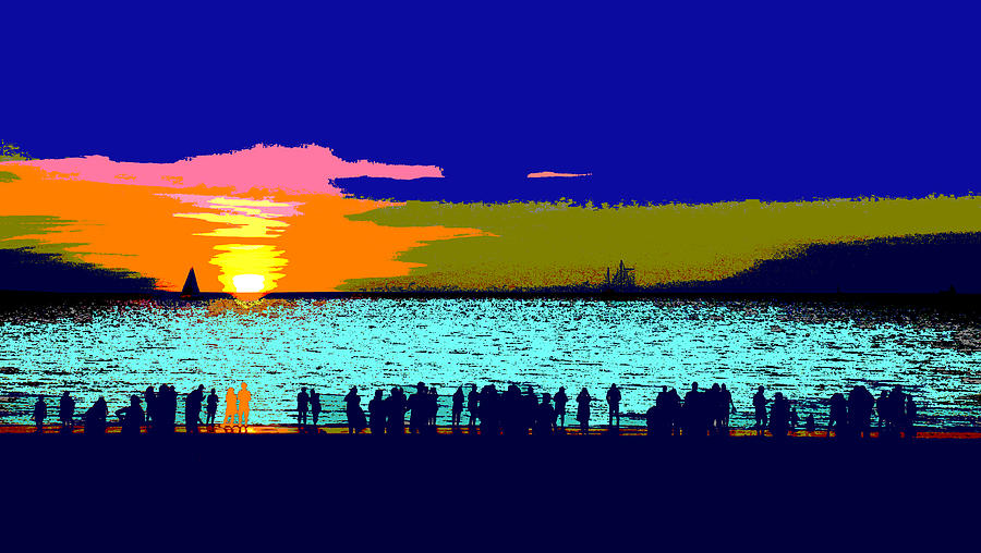 Mindil Beach Sunset #3 - Pop Art Photograph by Lexa Harpell