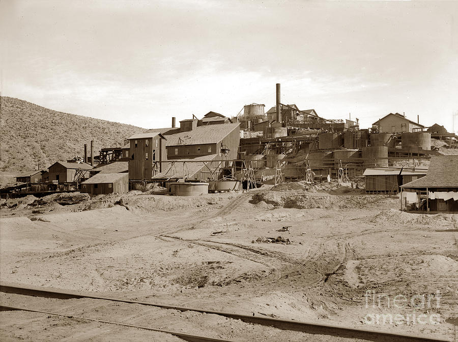 Gold Mine Photograph - Gold Mine at Barstow Circa 1912 by Monterey County Historical Society