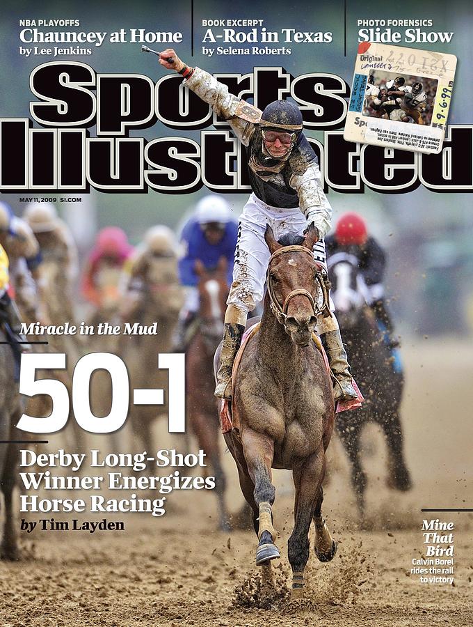 Horse Photograph - Mine That Bird, 2009 Kentucky Derby Sports Illustrated Cover by Sports Illustrated