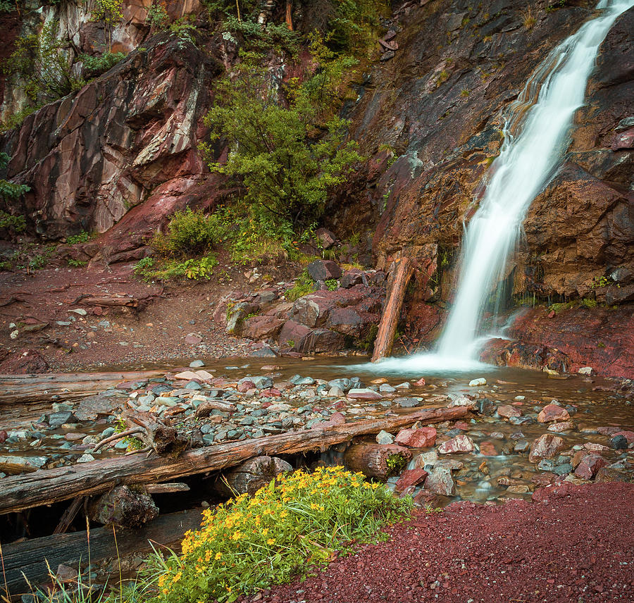 Mineral Creek Falls Photograph by Jen Manganello