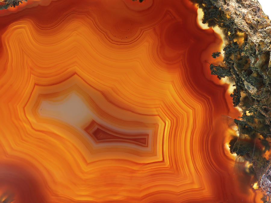 Color Photograph - Mineral Slice Xiii by Nature?s Little Gems