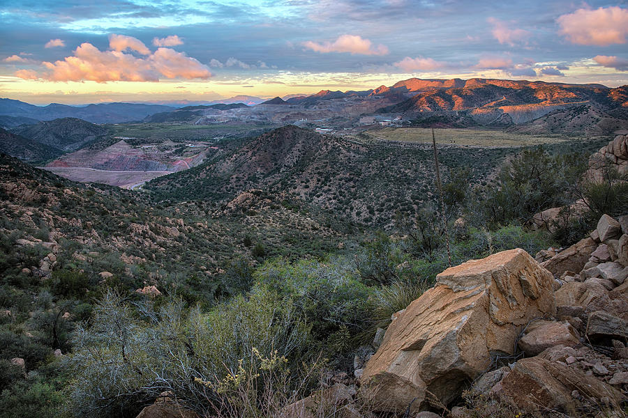 Mines around Globe Arizona Photograph by Dave Dilli