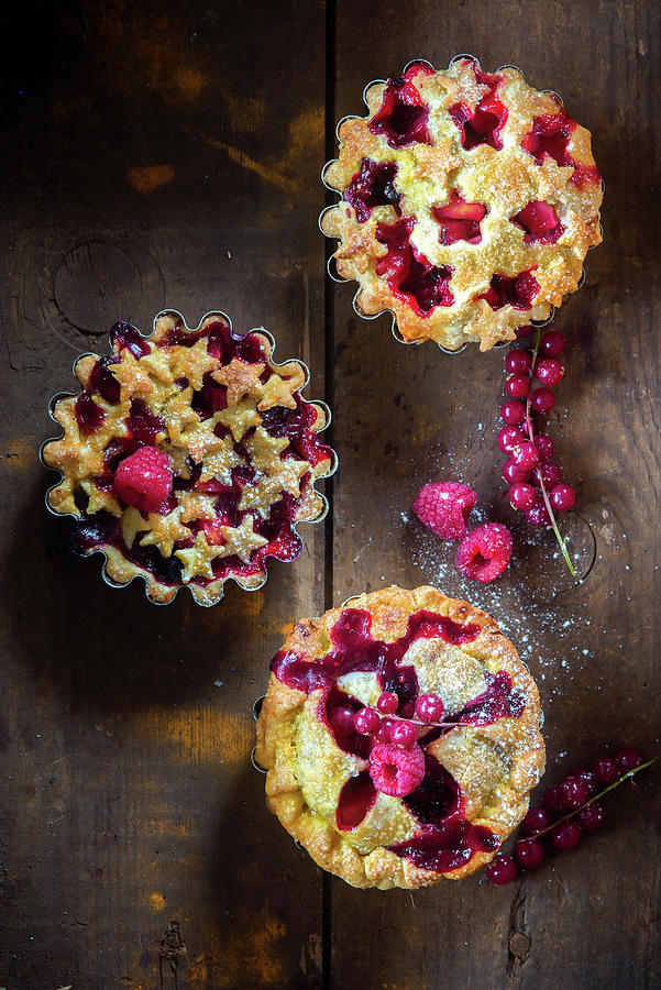 Mini Berry Pies Photograph by Irina Meliukh