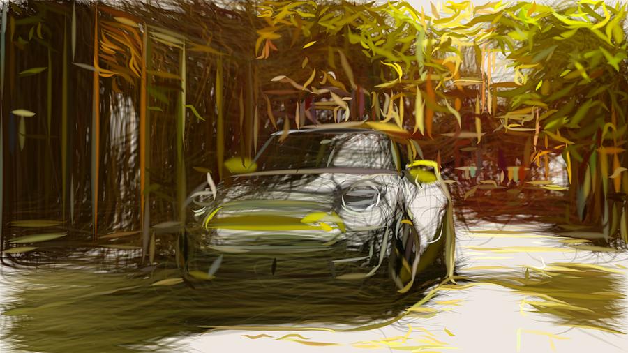 Mini Electric Drawing Digital Art by CarsToon Concept