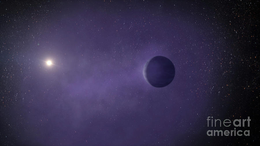 Mini Neptune Losing Its Atmosphere Photograph by Nasa/esa/stsci/adam Makarenko (keck Observatory)/science Photo Library