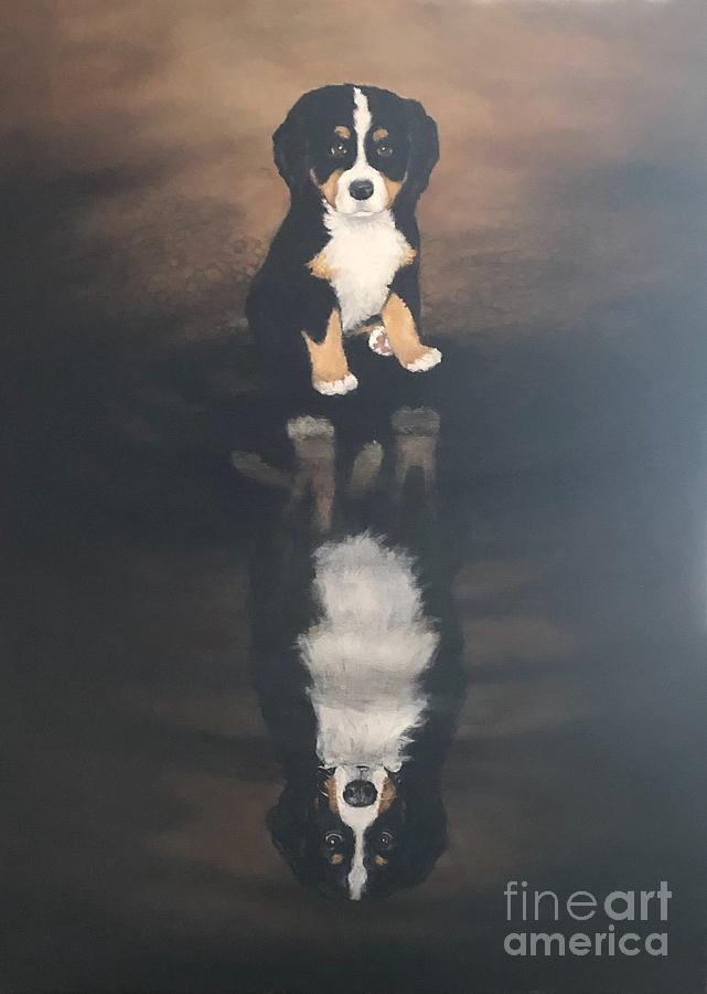 Dog Painting - Mini To Maxi by Diane Donati