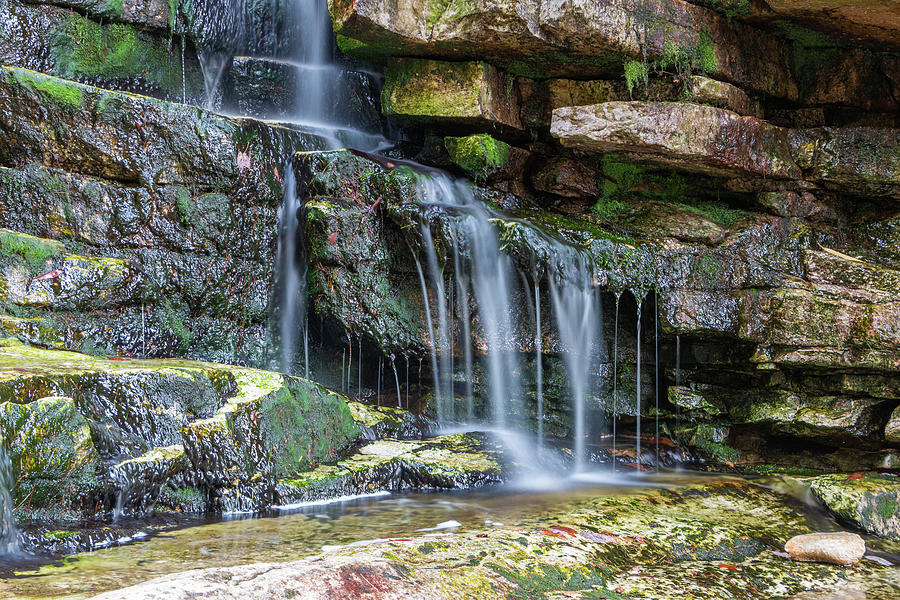 Mini Waterfall at Stony Kill Photograph by Jeff Severson