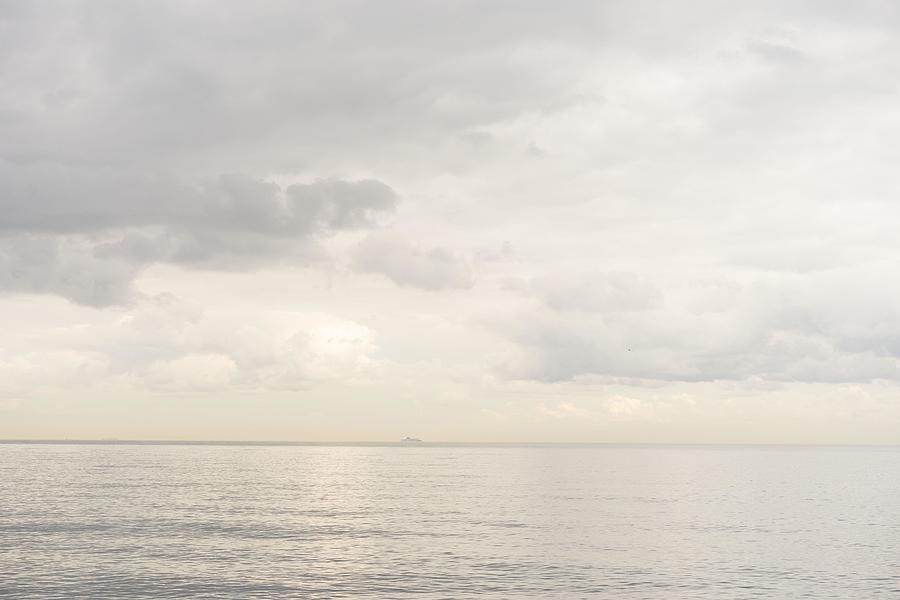 Nature Photograph - Minimal Ocean Overexposed by Religion
