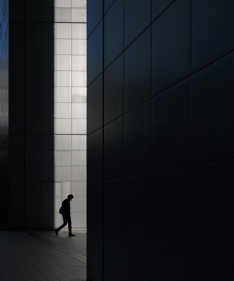 Minimal Street Scene In Shinjuku Photograph by Yasuhiro Takachi Minimal Street Scene In Shinjuku Photograph by Yasuhiro Takachi