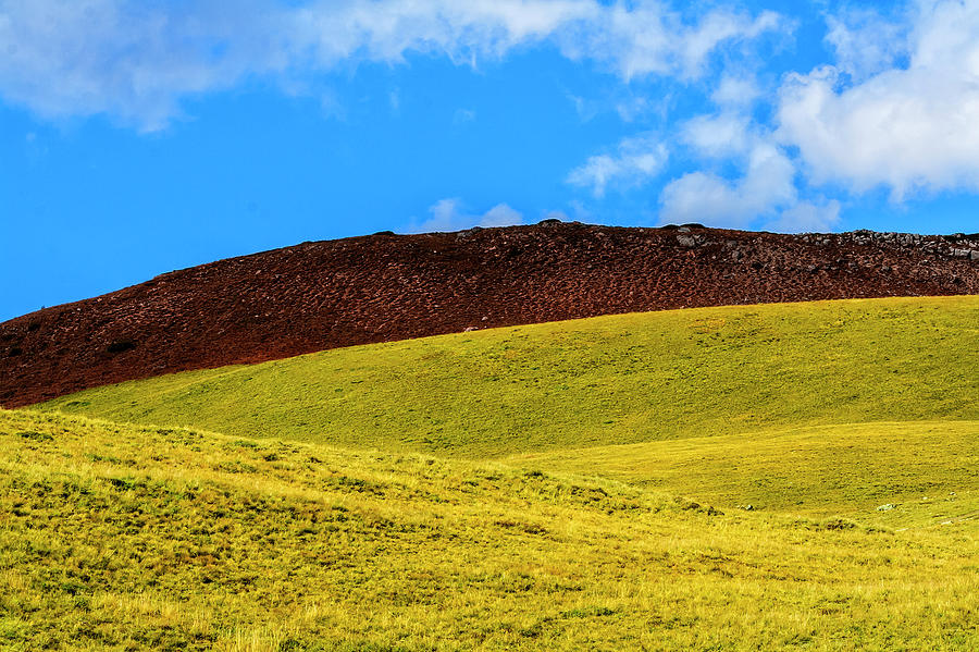 Minimal tricolor landscape Photograph by Roberto Pagani