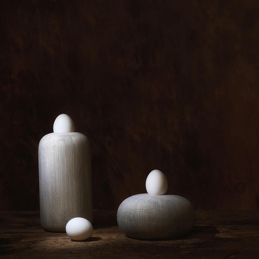 Egg Photograph - Minimalistic Still Life. by Saskia Dingemans