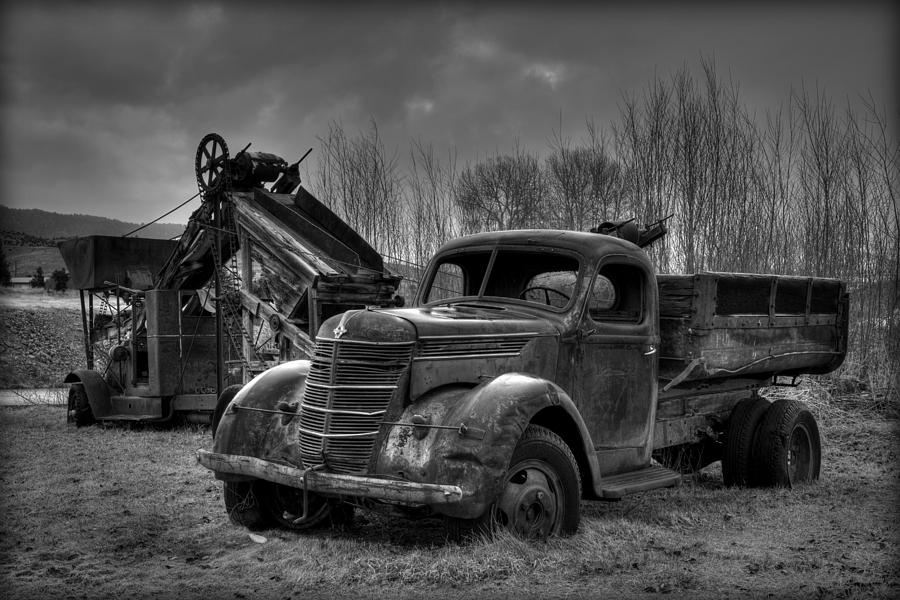 Black And White Photograph - Mining In Monochrome  by Michael Morse
