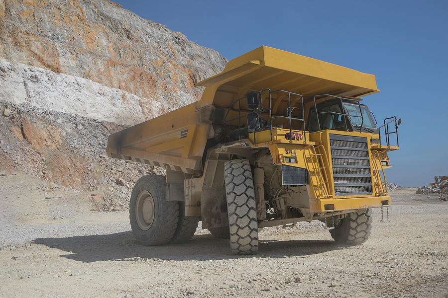 Mining Tractor Working In Open Pit Photograph by Cavan Images