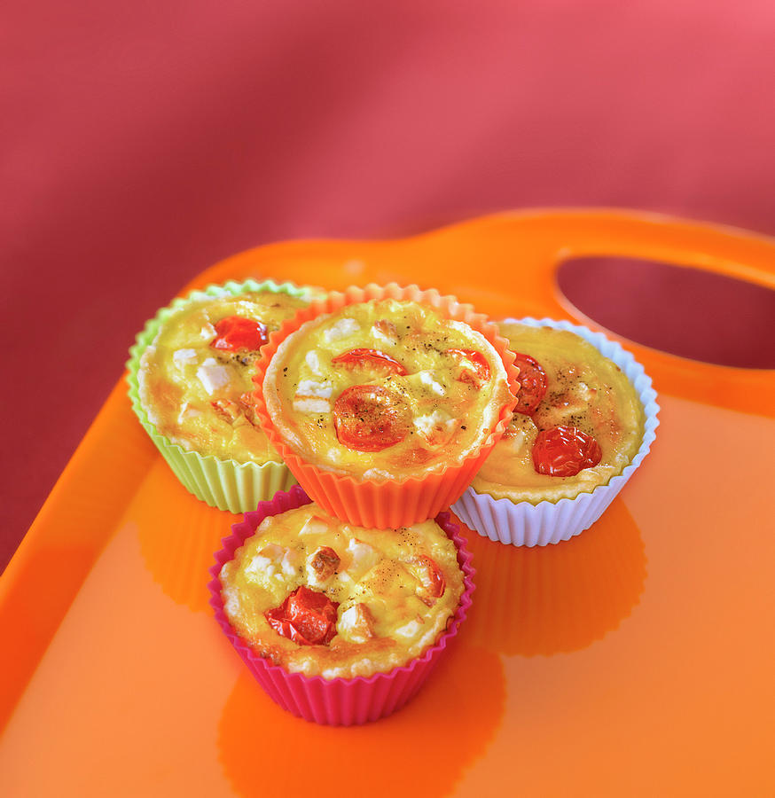 Minis Quiches Tomates Cerise Et Feta Cherry Tomato And Feta Mini