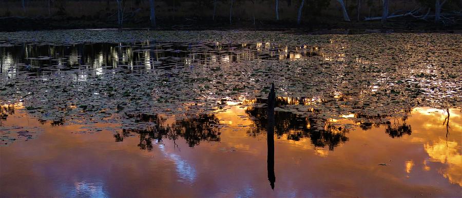 Minnamoolka Sunset Reflection 2 Photograph by Joan Stratton
