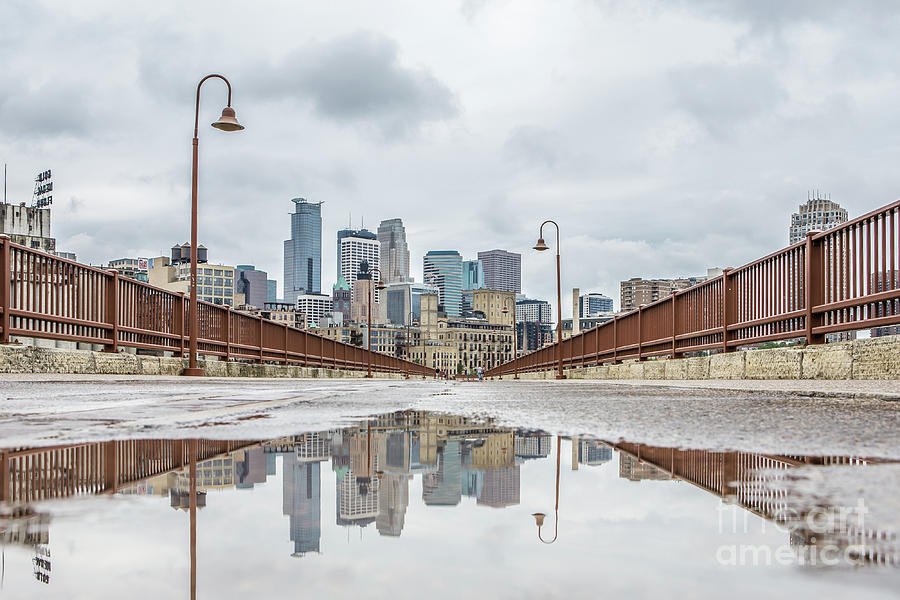 Minnesota Photograph - Minneapolis Reflection by Habashy Photography
