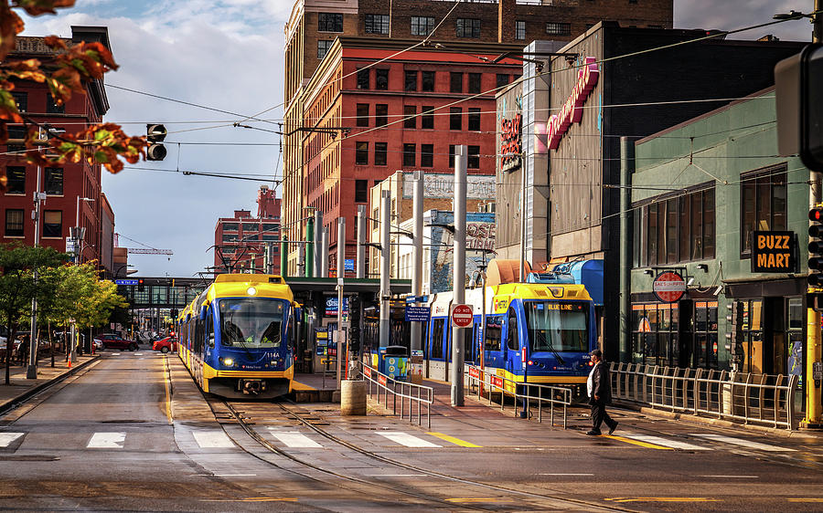 Minneapolis Trams Photograph by Framing Places