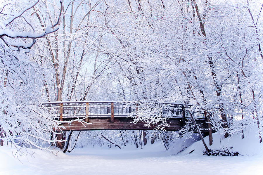 Minnehaha Creek in Winter v1 Photograph by Hermes Fine Art