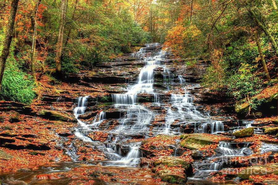 Minnehaha Falls Autumn Photograph by Charlene Cox | Fine Art America