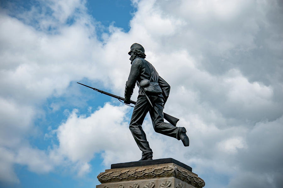 Minnesota Monument at Gettysburg Photograph by Rose Guinther