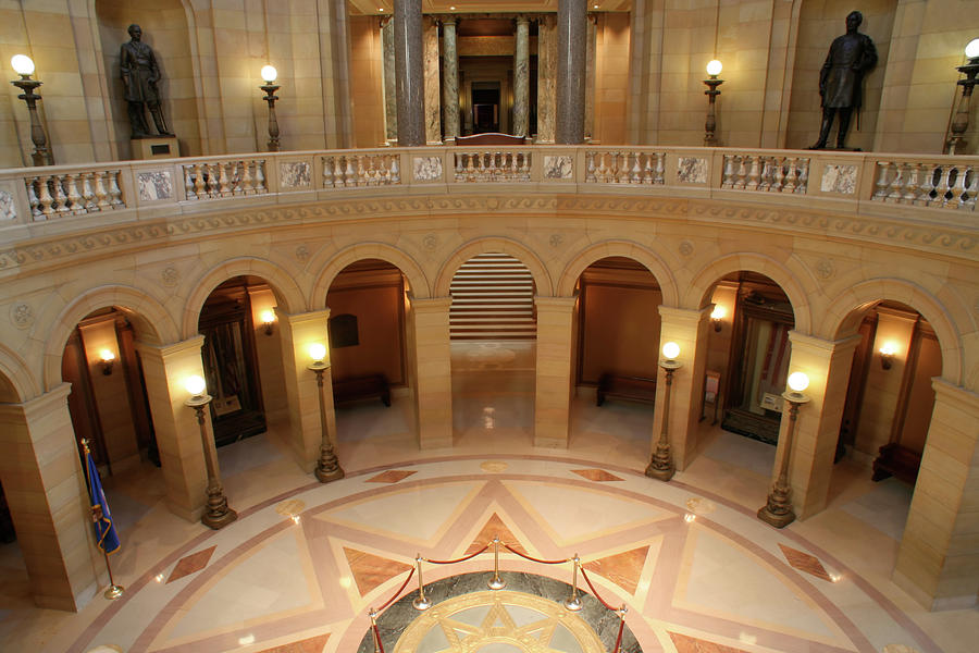 Minnesota State Capitol Interior Photograph by Yinyang